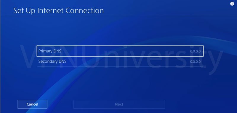 best ip address settings for ps4